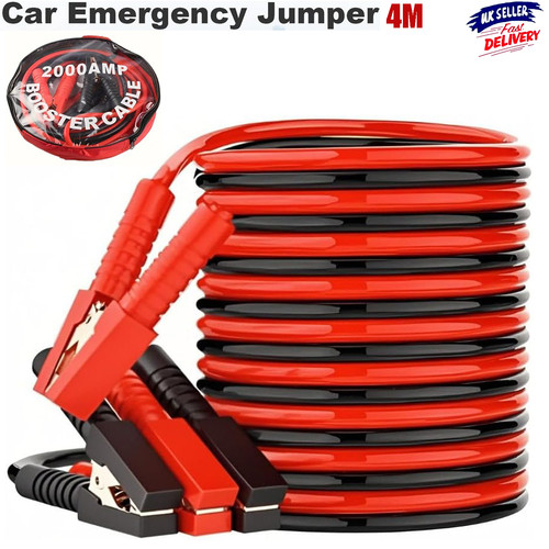 Heavy duty jump leads - duty, 2000a