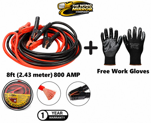Jump leads 8ft heavy - jump,