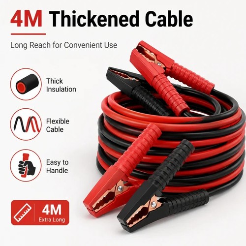 Heavy duty jump leads - jump,