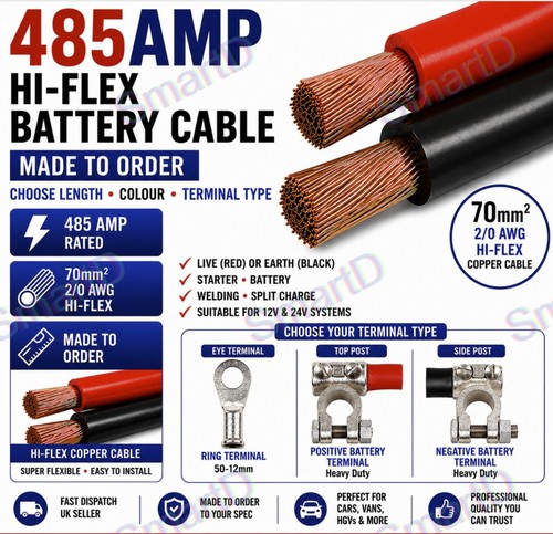 485amp 70mm awg heavy - 485amp,