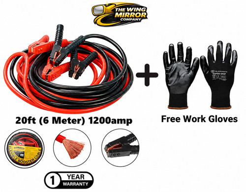 Jump leads 20ft - leads, meter)
