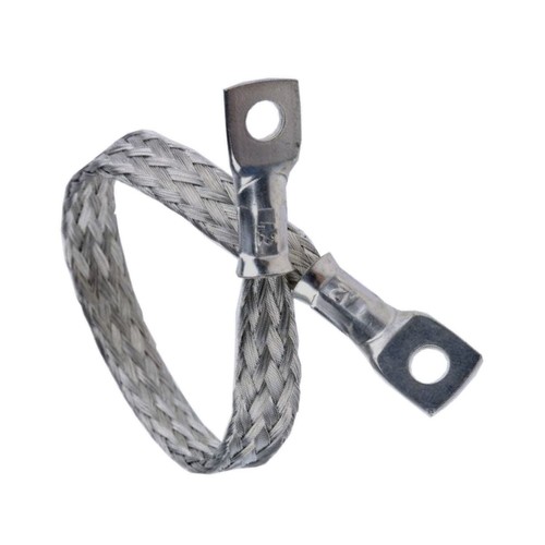 Battery lead earth strap 225mm - strap,