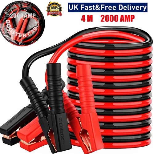 Heavy duty jump leads - 4m,