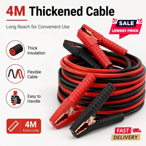 Heavy duty jump leads - jump,