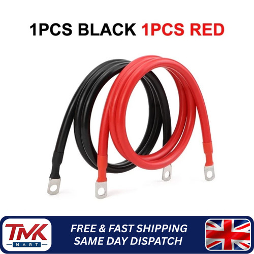 Heavy duty battery cables - heavy, 4awg